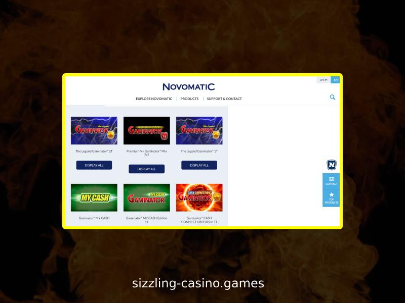 Beliebte Sizzling Spiele von Novomatic