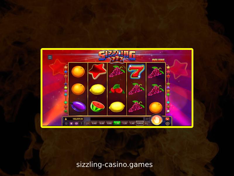 Wie man Sizzling 777 Deluxe spielt