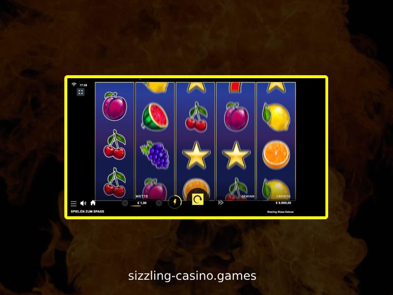 Spielen Sie Sizzling Blaze Deluxe Slot im Online-Casino