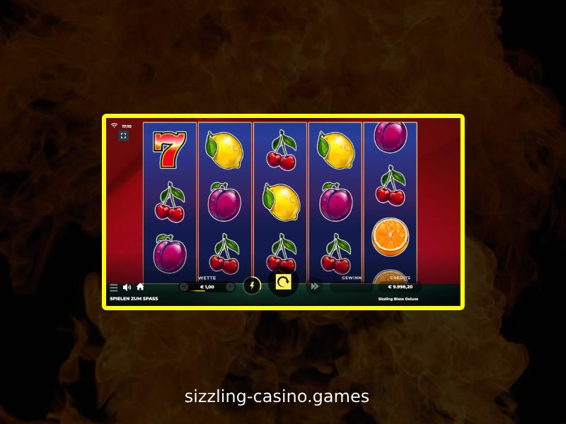 Wie man Sizzling Blaze Deluxe spielt