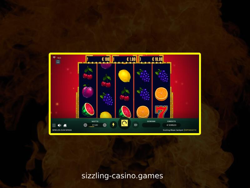 Spielen Sie Sizzling Blaze Jackpot Slot im Online-Casino