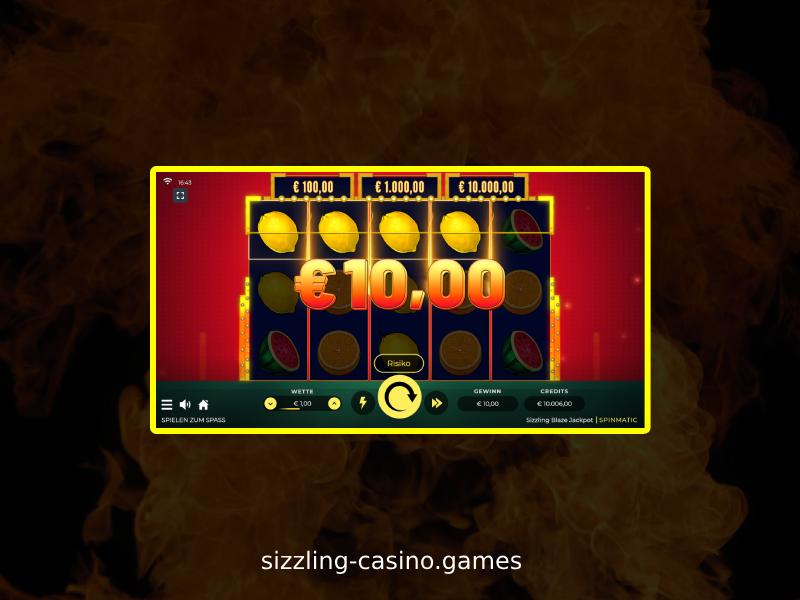 Wie man Sizzling Blaze Jackpot spielt