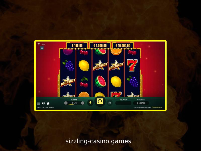 Spielstrategien in Sizzling Blaze Jackpot