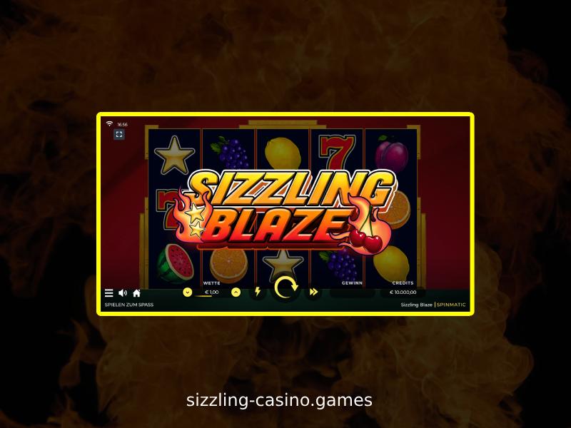 Spielen Sie Sizzling Blaze im Online-Casino