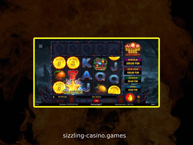 Spielen Sie Sizzling Eggs im Online-Casino