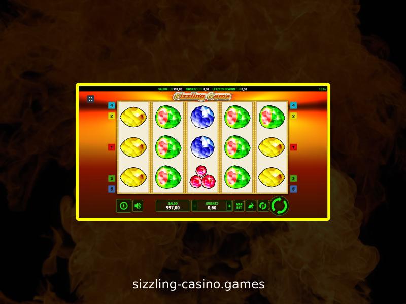 Wo man Sizzling Gems spielen kann