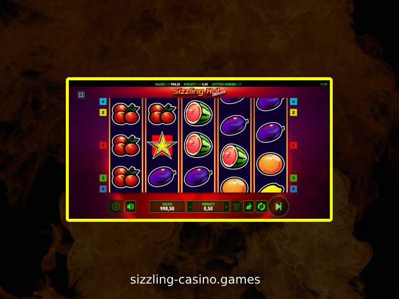 Wie man Sizzling Hot Deluxe spielt