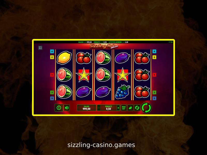 Wo man Sizzling Hot Deluxe spielen kann