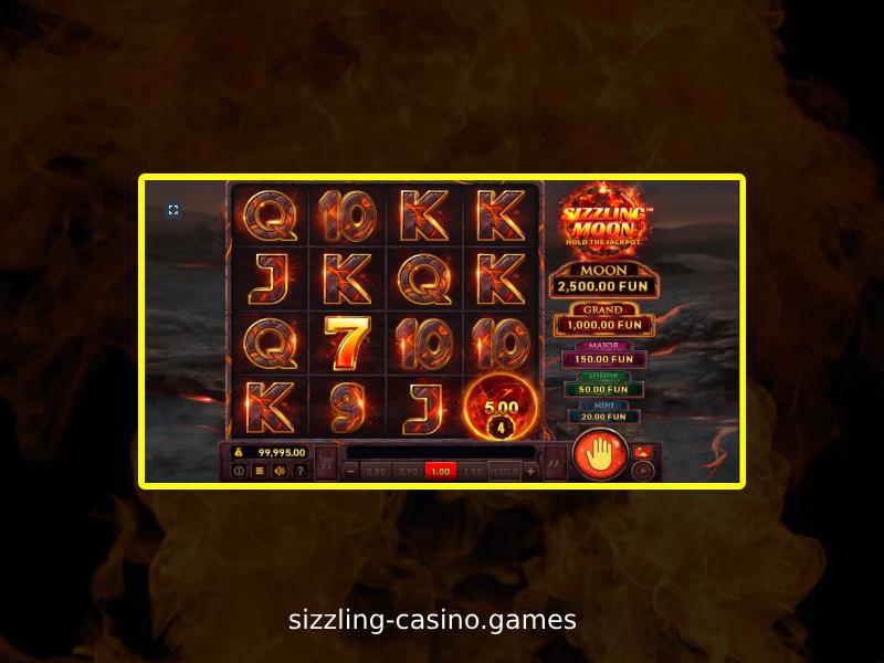 Wie man um echtes Geld in Sizzling Moon spielt