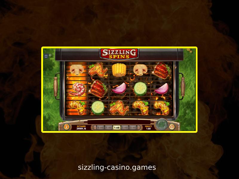 Mobile Version von Sizzling Spins