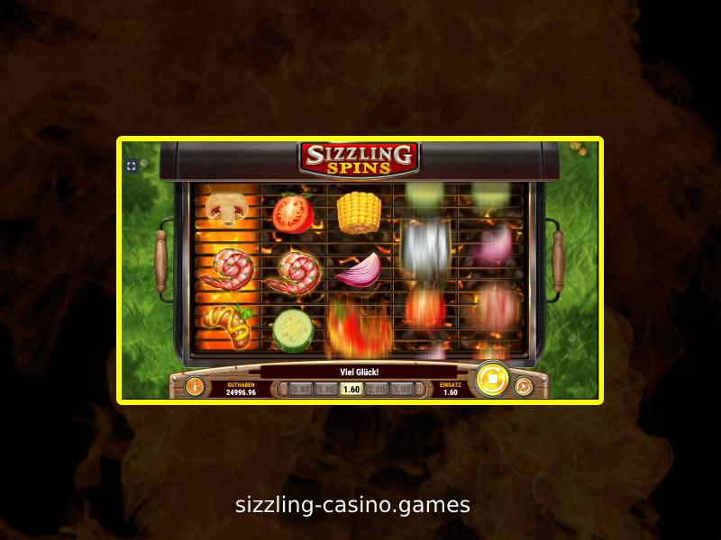 Wie man Sizzling Spins spielt