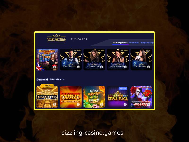 Boni für Sizzling-Spieler in Total Casino