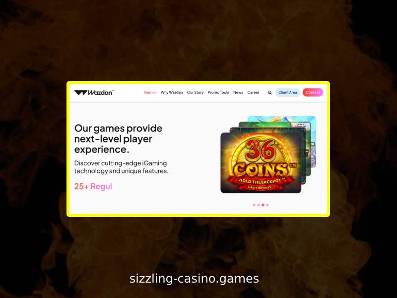 Sizzling Spiele von Wazdan