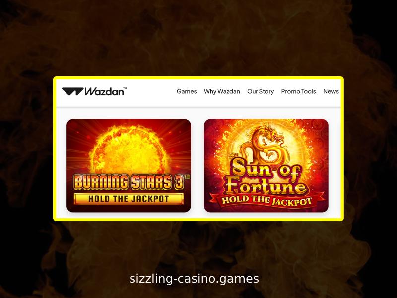 Beliebte Sizzling Spiele von Wazdan