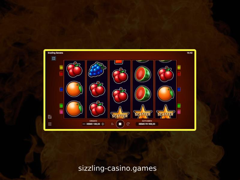 Wo man Sizzling-Spiele spielen kann