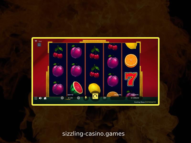 Demo-Versionen der Sizzling-Spiele