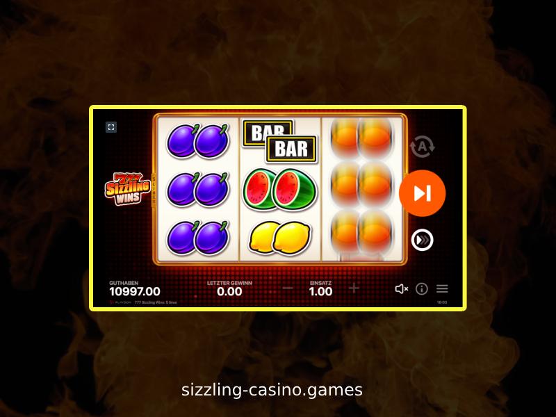 Bewertungen und Rezensionen für Sizzling Slots